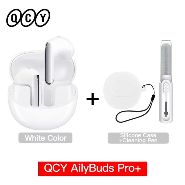 QCY-Écouteurs sans fil AilyBuds Pro+ ANC, HT10, Hi-Res Audio, AC Sat, Bluetooth 5.3, 6 micros, AI, HD, appel, connexion multipoint – Image 24