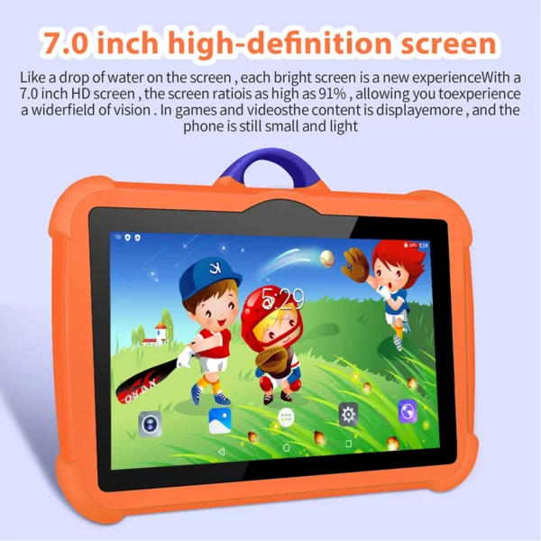 Nouveau 7 pouces 5G WiFi tablette Pc pour les meilleurs cadeaux pour enfants Android enfants jeu éducatif apprentissage tablettes Quad Core 4GB RAM 64GB ROM – Image 3