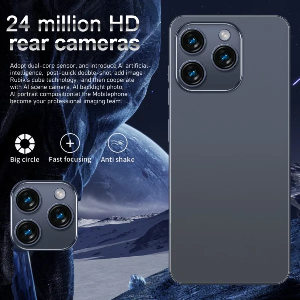 Smartphone Note 14 Pro Android 5G, 6000mAH,12GB RAM 256G 512G 1 to ROM, 6.8 pouces, 1920x1080HD, 24 + 48MP, MTK10 Core Global Vision – Image 15