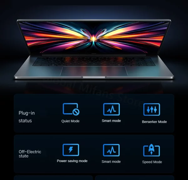 Xiaomi Redmi Book Pro 16 2025 ordinateur portable Intel Core Ultra 7 255H/Ultra 5 225H processeur ordinateur portable 32G DDR5 + 1T SSD bureau Ultrabook – Image 23