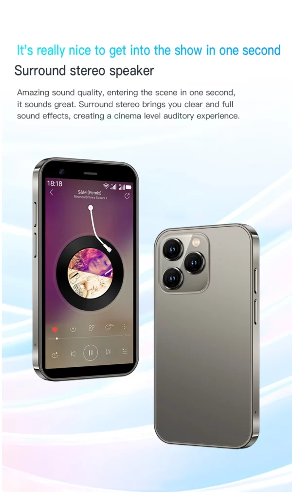 SERVO Mini Smartphone 3 "écran HD système Android 2GB RAM 16GB ROM Play Store 3G WCDMA cellulaire Super petits téléphones mobiles bon marché – Image 38