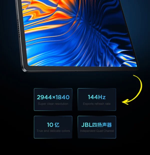Lenovo XIAOXIN Pad Pro12.7 2025 divertissement bureau apprentissage jeu tablette Super Interconnexion Tianji 8300 2.9k 144Hz gris – Image 17