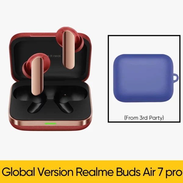 Version mondiale realme Buds Air 7 Pro 53dB suppression Active du bruit véritable écouteur sans fil 48 heures batterie Bluetooth 5.4 casque – Image 8