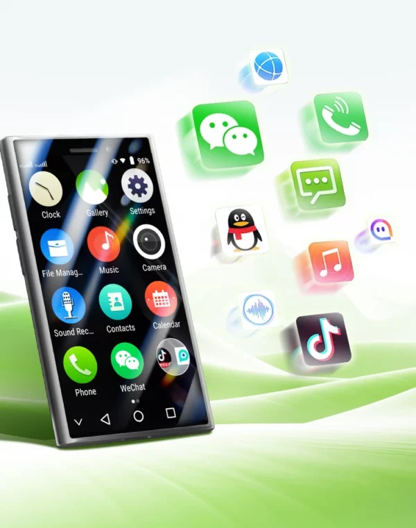 SOYES-Mini smartphone, XS24 Pro, RAM 2 Go, ROM 16 Go, 1000mAh, Android 9.0, téléphone intelligent, compact, réseau 3G, pour touristes – Image 33