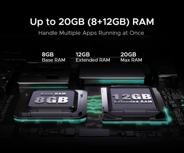 Doogee-Tablette T40 Pro, 12 ", IPS, 2.4K, 20 Go, 8 Go, 512 Go, Android 14, Helio G99, 6nm, 10800mAh, 18W Charge, 7.6mm, Ultra-mince, Première mondiale – Image 32