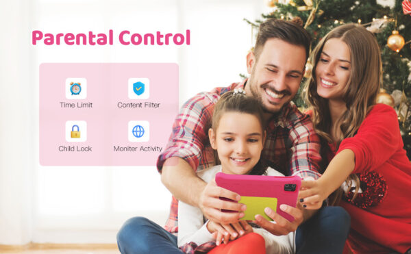 URAO enfants tablette 7 pouces Android 13 tablettes Quad Core 5GB RAM 32GB ROM 2500mAh double caméra Bluetooth WiFi contrôle Parental PC Pad – Image 10